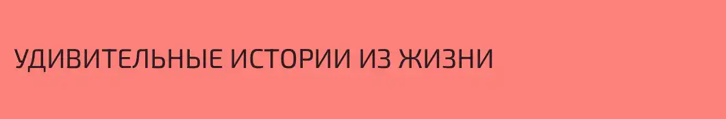 УДИВИТЕЛЬНЫЕ ИСТОРИИ ИЗ ЖИЗНИ
